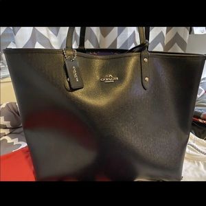 Coach tote with matching wallet